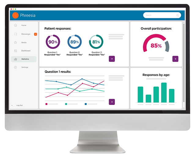 Illustration of analytics screen on computer